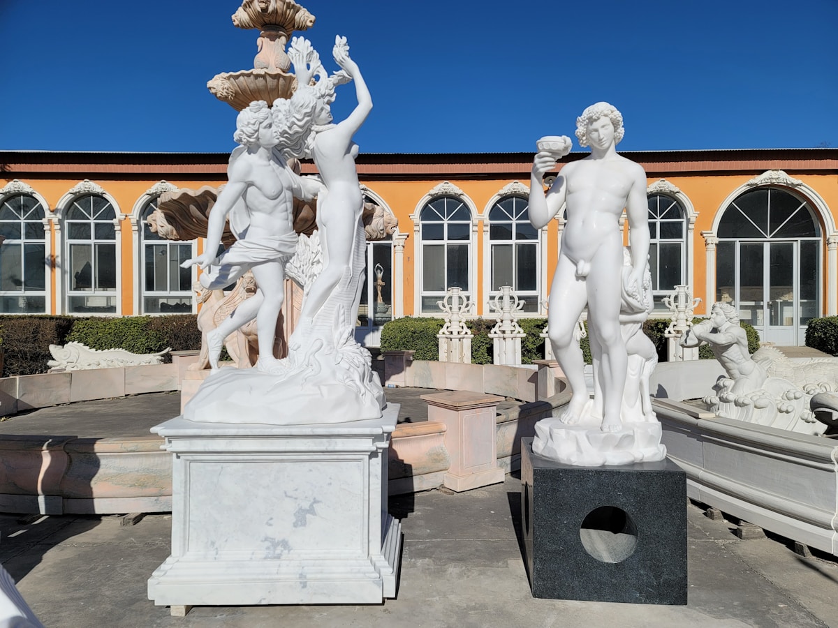 Overlooked Garden Ornaments Discovered to be Rare 18th-Century Italian Marble Masterpieces