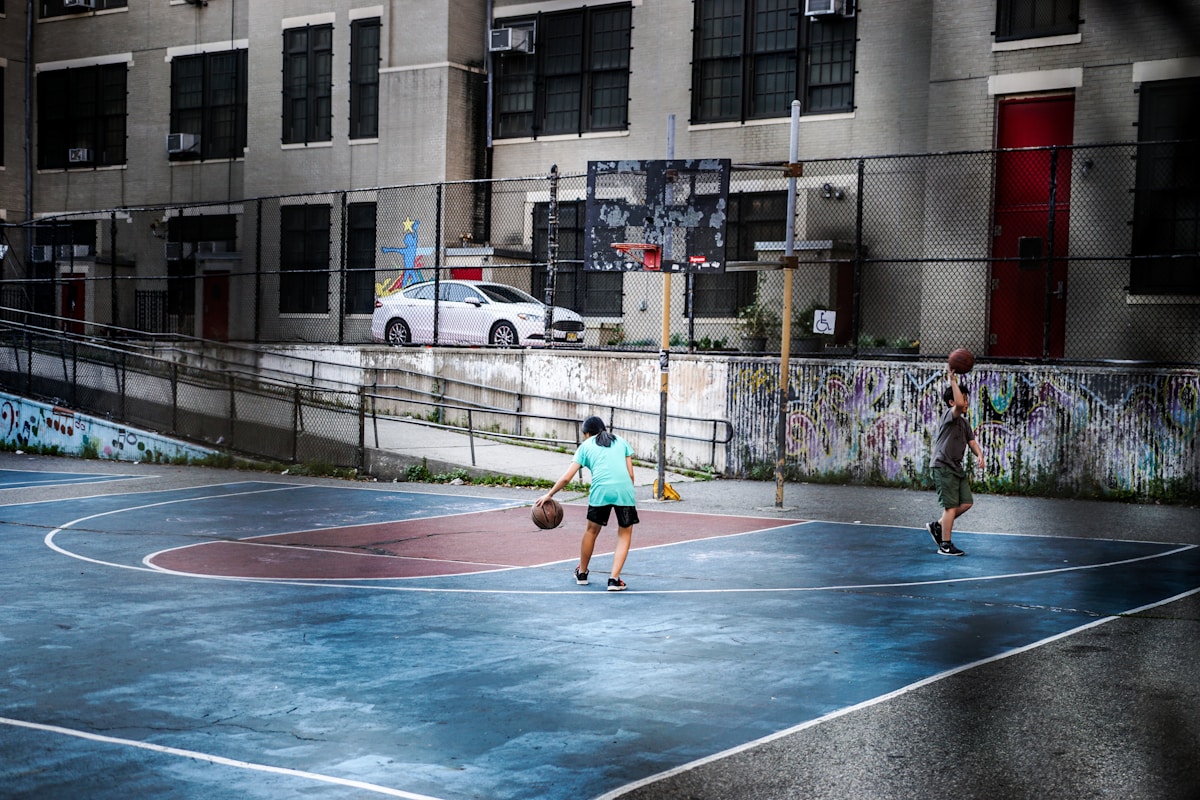 New York City’s New Basketball Courts Serve a Dual Purpose as Flood-Absorbing Sponges
