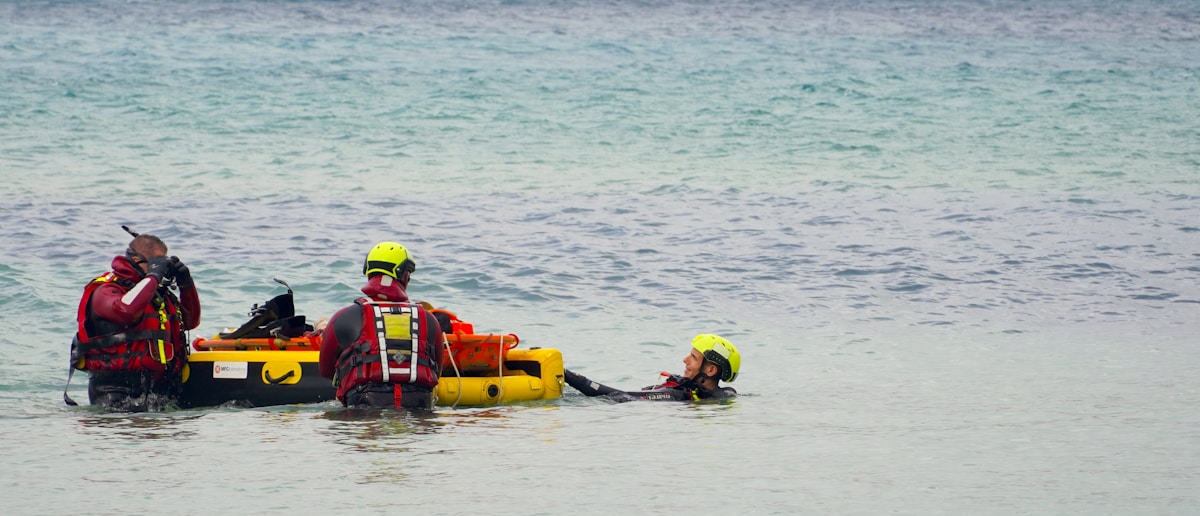 Quick-Thinking Rescue Crew Safely Returns Dog Swept Offshore Back to Family